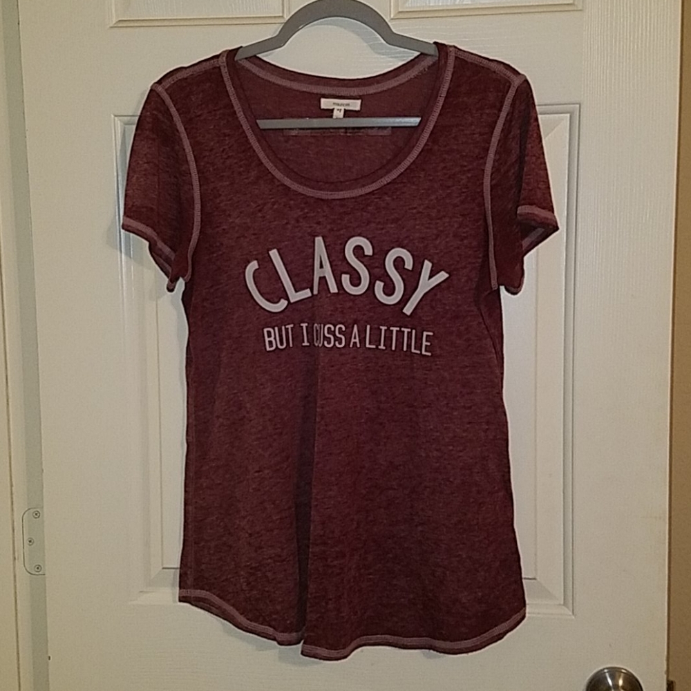 Maurices Graphic Tshirt "Classy But I Cuss A Little"
